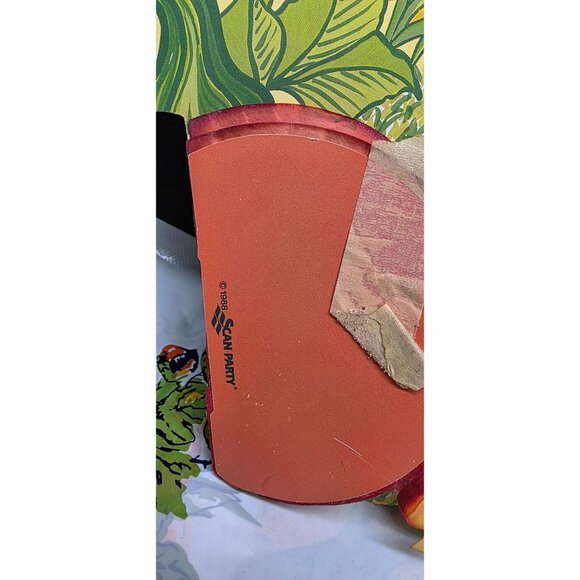 Retro Vintage Happy Thanksgiving Honey Comb Die Cut Scan Party 1988 - Picture 9 of 12